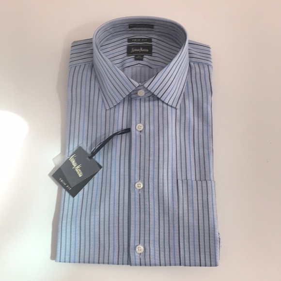 neiman marcus trim fit dress shirt